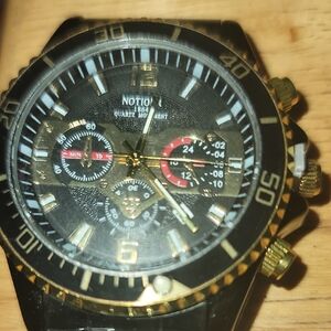Black and Gold Men's Watch